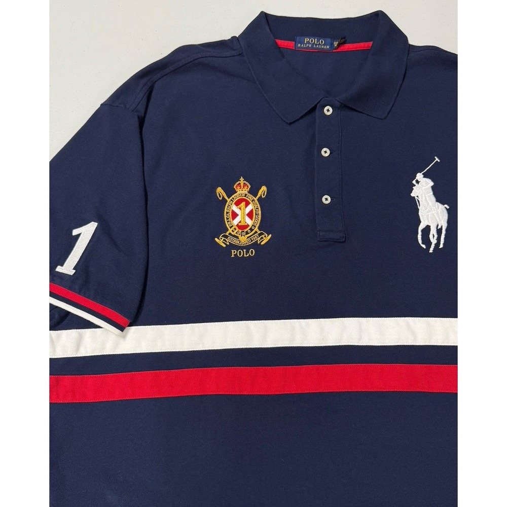 Polo Ralph Lauren Polo Shirt Men's 3XB Big Pony Crest Logo Short Sleeve (read)